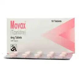 Movax Tablets 4Mg (1 Box = 1 Strip) (1 Strip = 10 Tablets)