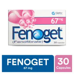 Fenoget Capsules 67Mg (1 Strip = 10 Capsules)