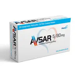 Avsar Tablets 5/80Mg (1 Box = 2 Strips) (1 Strip = 7 Tablets)