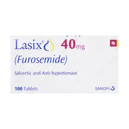 Lasix Tablets 40Mg (1 Box = 2 Strips) (1 Strip = 50 Tablets)