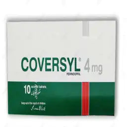 Coversyl Tablets 4Mg (1 Box = 1 Strip)(1 Strip = 10 Tablets)