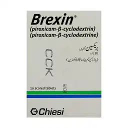 Brexin Tablets 20Mg (1 Box = 2 Strips) (1 Strip = 10 Tablets)