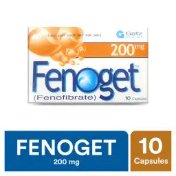 Fenoget Capsules 200Mg (1 Box = 1 Strip)(1 Strip = 10 Capsules)