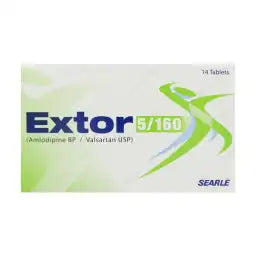 Extor Tablets 5Mg/160Mg (1 Box = 1 Strip) (1 Strip = 14 Tablets)