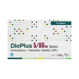 Dioplus Tablets 5/80Mg (1 Box = 2 Strips) (1 Strip = 7 Tablets)