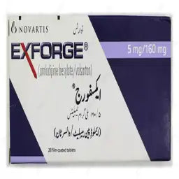 Exforge Tablets 5Mg/160Mg (1 Box = 4 Strips) (1 Strip = 7 Tablets)