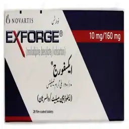 Exforge Tablets 10Mg/160Mg (1 Box = 2 Strips) (1 Strip = 14 Tablets)