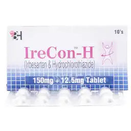 Irecon-H Tablets 150/12.5Mg (1 Box = 1 Strip)(1 Strip = 10 Tablets)