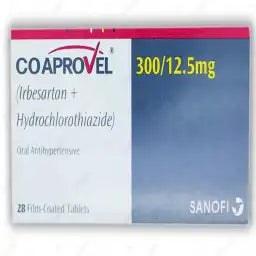 Co-Aprovel Tablets 300/12.5Mg (1 Strip = 14 Tablets)