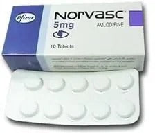 Norvasc Tablets 5Mg (1 Box = 3 Strips) (1 Strip = 10 Tablets)