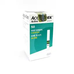 Accu-Chek Active Blood Glucose Strips (Box = 50 Strips)