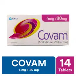 Covam Tablets 5Mg+80Mg (1 Strip = 7 Tablets)