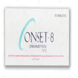 Onset Tablets 8Mg (1 Box = 1 Strip)(1 Strip = 10 Tablets)