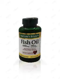 Natures Bounty Fish Oil Softgels 1200Mg (1 Bottle = 60 Softgels)