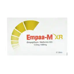 Empaa-M Xr Tablets 12.5/1000Mg (1 Box = 2 Strips) (1 Strip = 7 Tablets)