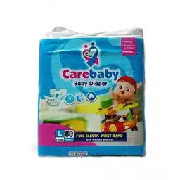 Care Baby Diaper Large Size 5 80Pcs