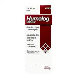 Humalog Injection 100Iu/Ml (1 Box = 1 Injection)