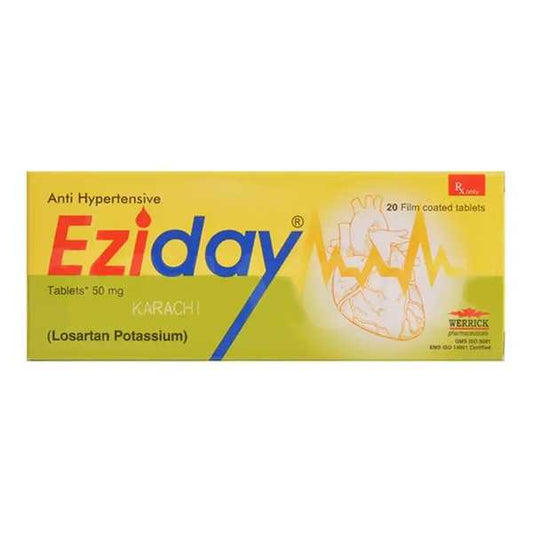 Eziday Tablets 50Mg (1 Box = 1 Strip)(1 Strip = 20 Tablets)