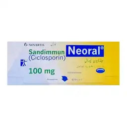 Sandimmun Neoral Capsules 100Mg (1 Strip = 5 Capsules)